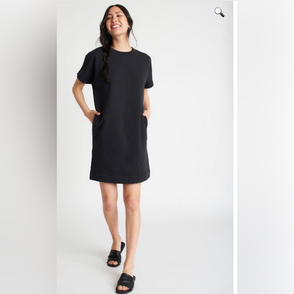Kit and Ace Pacific Coast Sweater Dress Heather Charcoal. Excellent condition XS